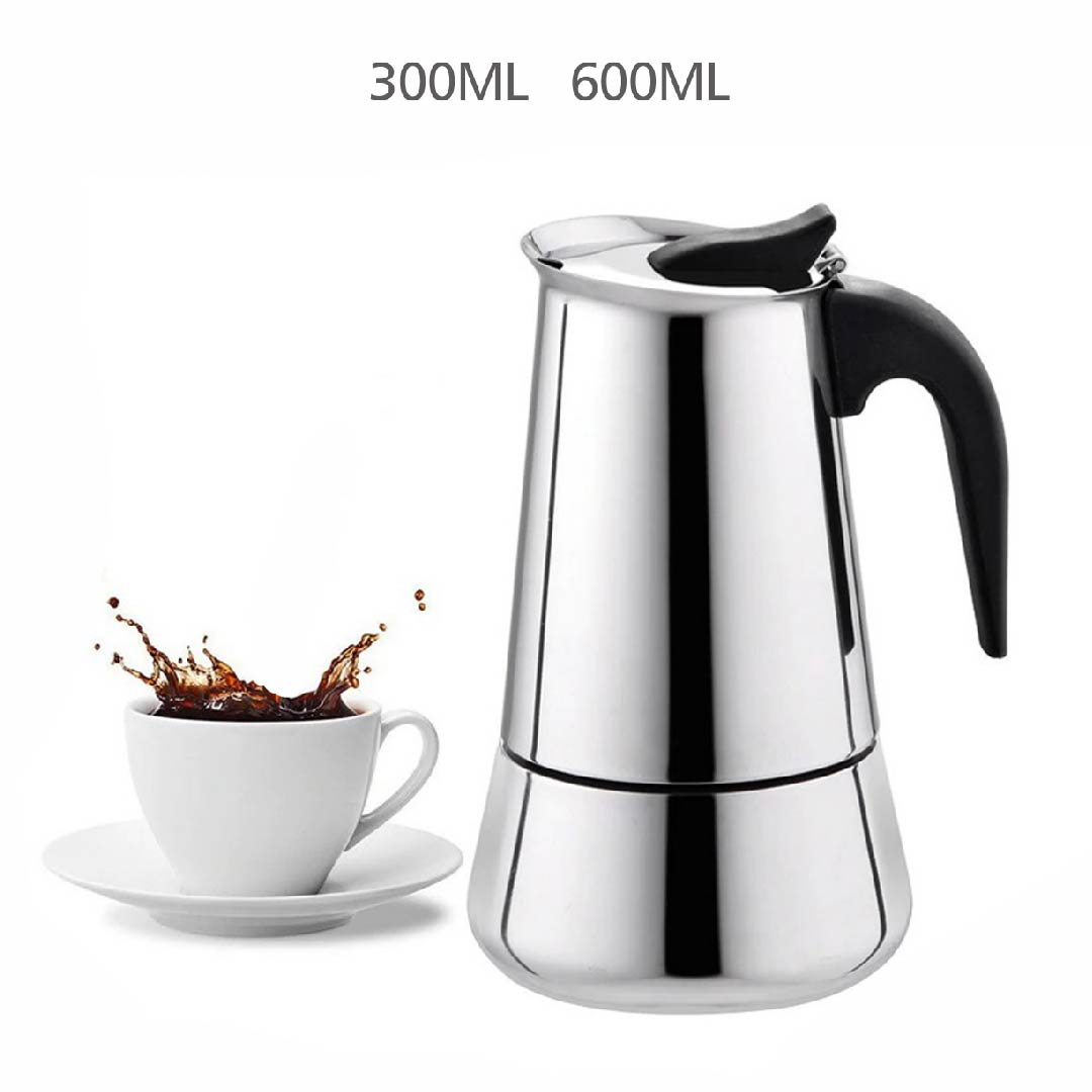 Cafetera portátil espresso de 200 ml / Acero inoxidable